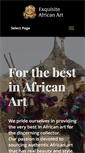 Mobile Screenshot of exquisiteafricanart.com
